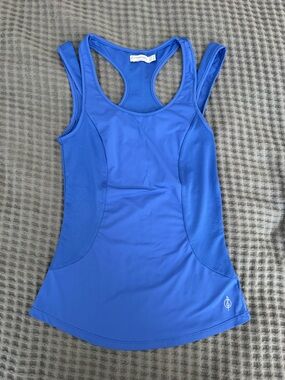 stradivarius Vibrant Blue Racerback Tank Top